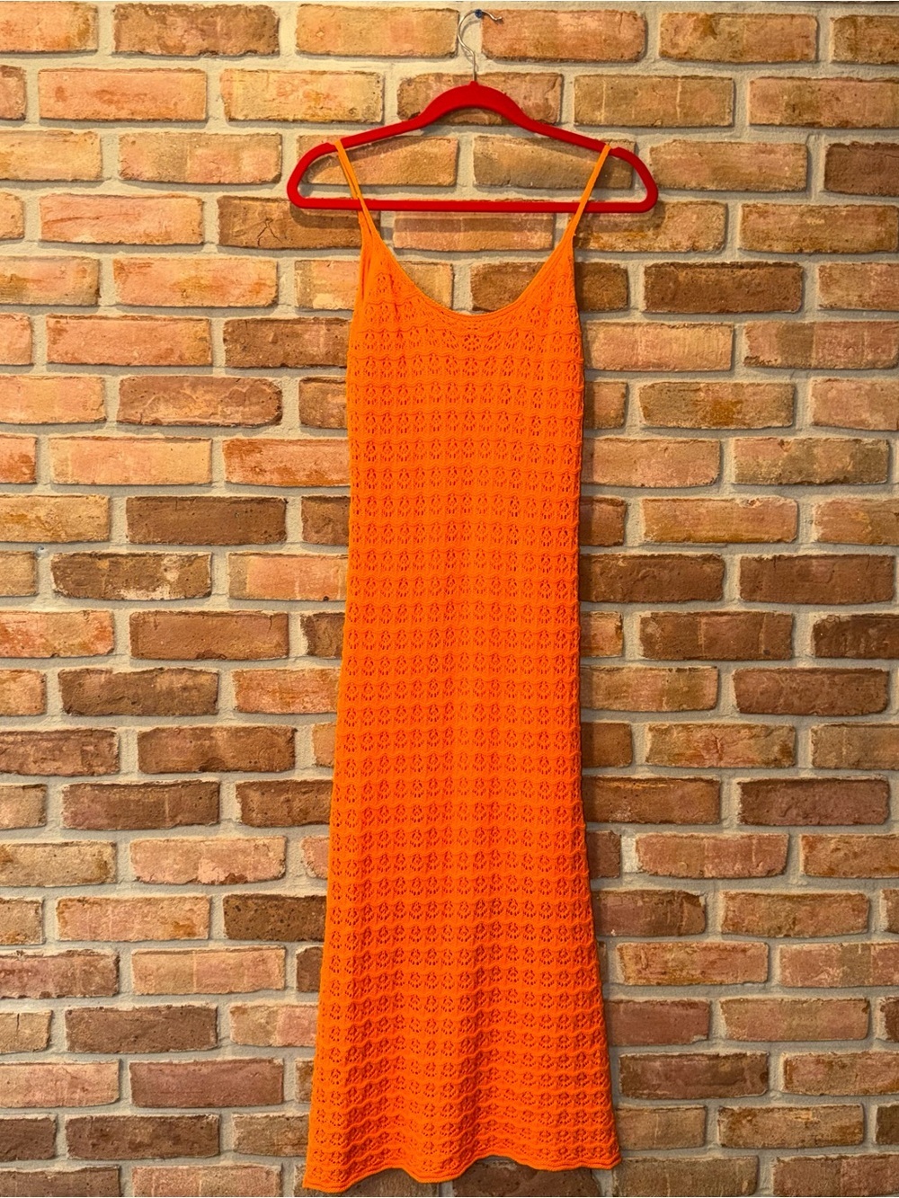 VICI Orange Crochet Maxi Dress | Boho Summer Dream 🧡
